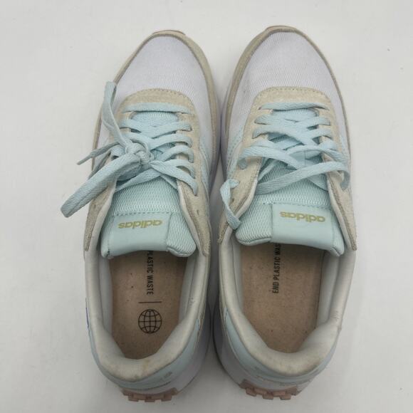 Adidas Run 70s Cloud White Almost Blue Off White GX1724 Women's Size 8 - Picture 4 of 12